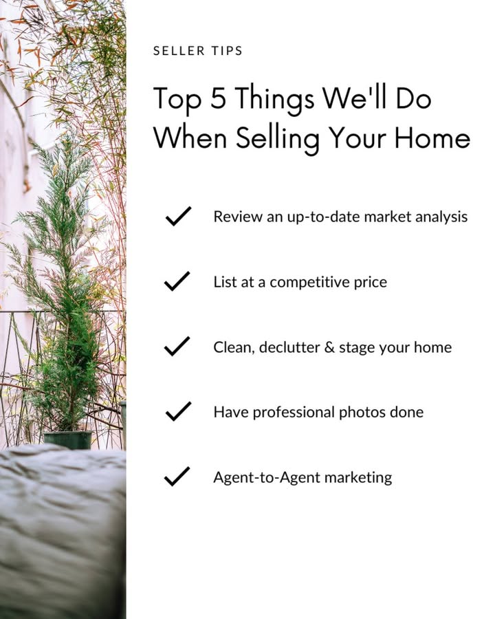 Preparing a home for sale is a process