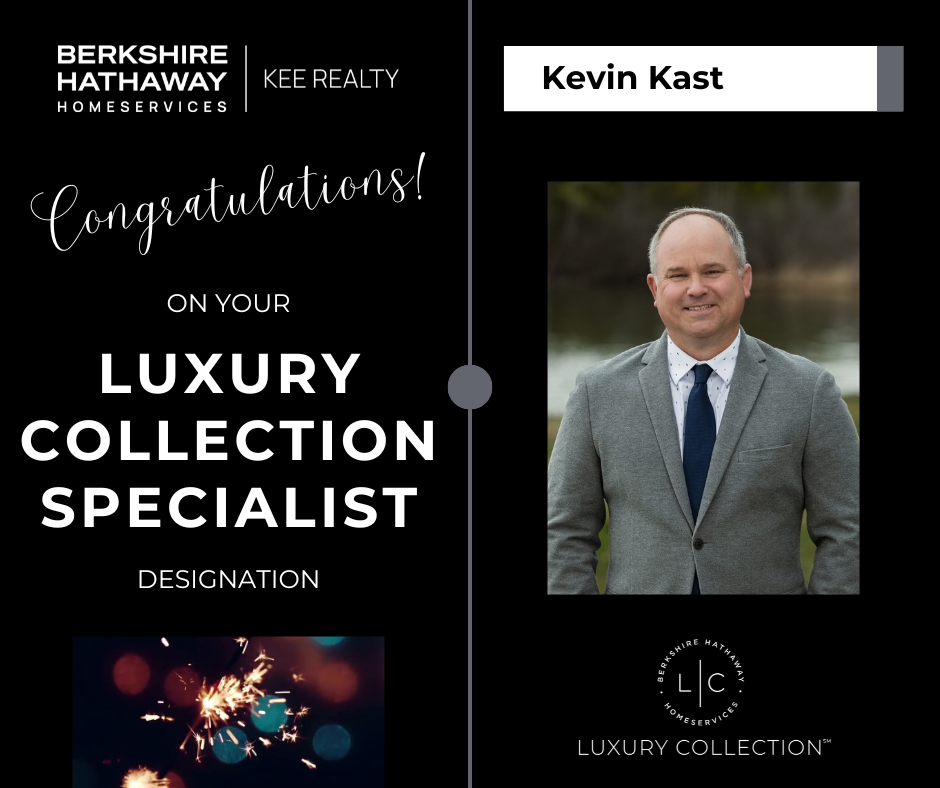 Congratulations on your designation to our wonderful team member Kevin Kast!