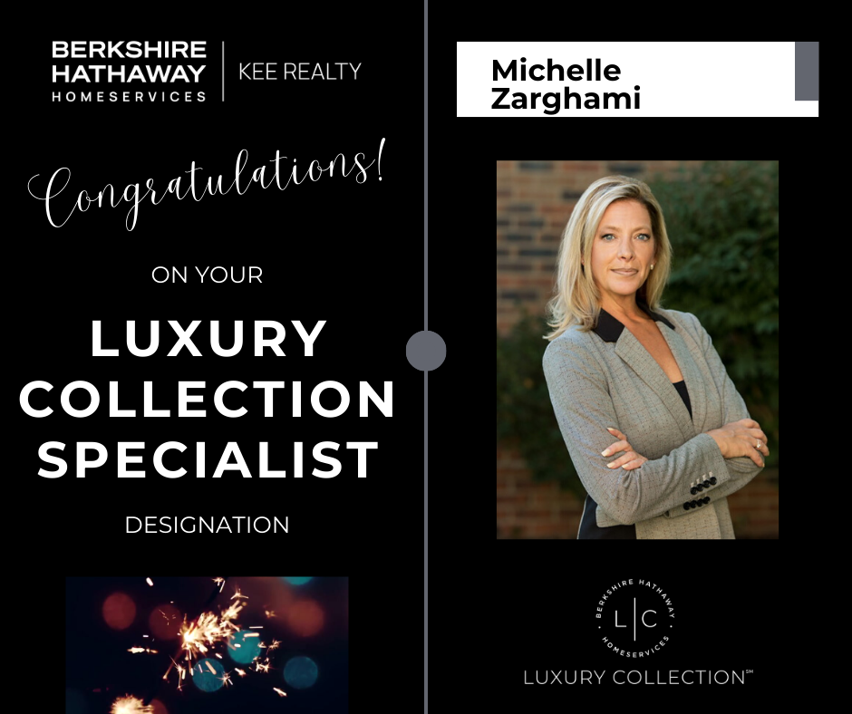 Congratulations on your designation to our fantastic team member Michelle Z!