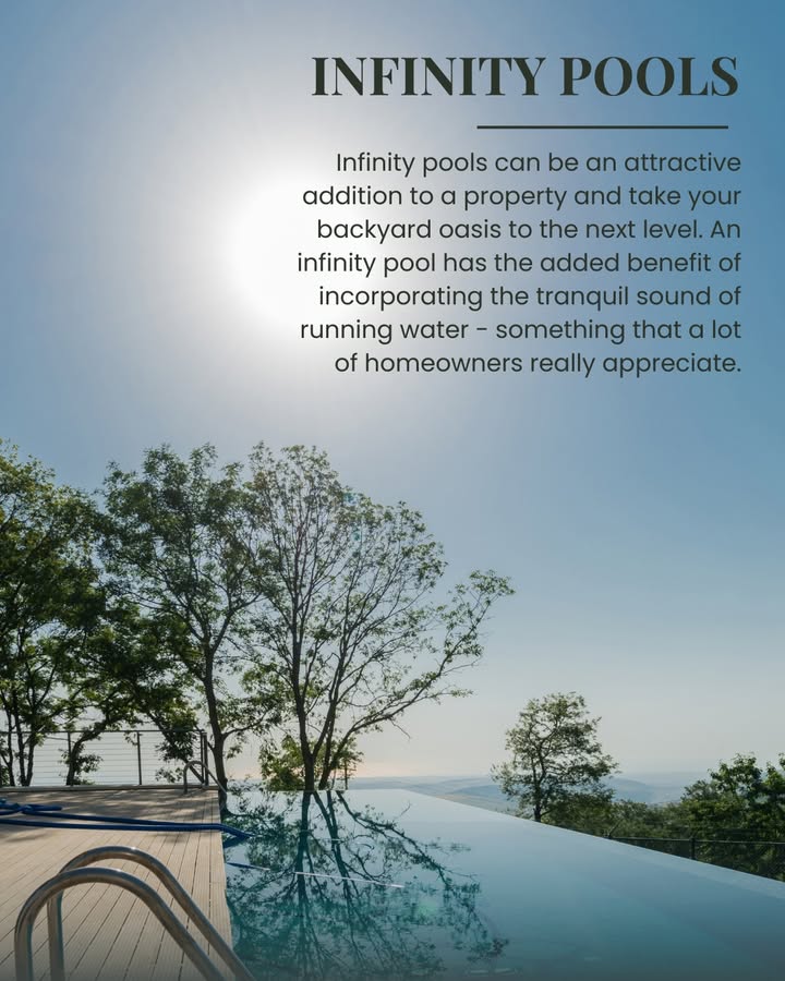 An infinity pool isn’t just a pool—it’s a statement